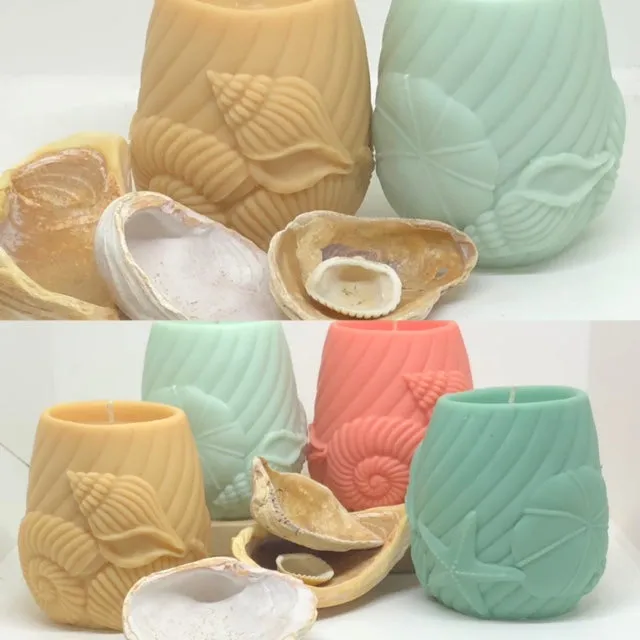 12 oz. Sea Shell Candles