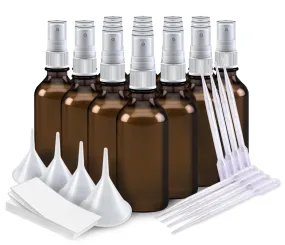 20 - 1 oz Mixing Kit Spray Bottles, Labels, Pipettes & Funnels
