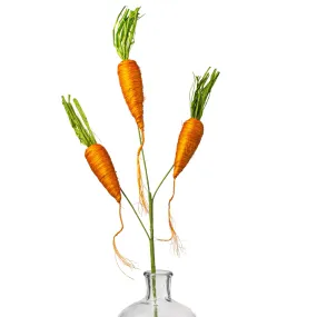 24" Sisal Carrot Pick: Orange
