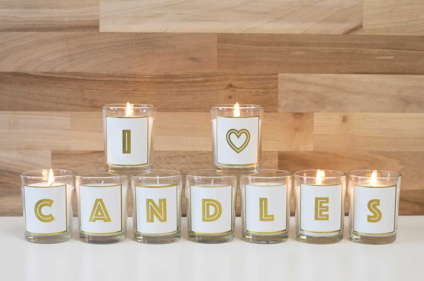 Alphabet Votive Candle - Letter Z