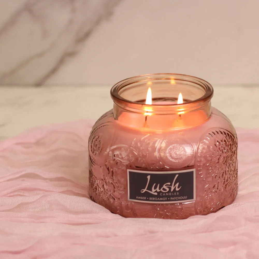 Amber Bergamot Patchouli - Lush Candle