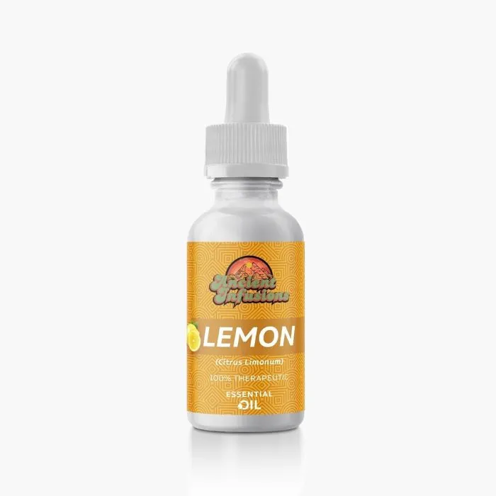 Ancient Infusions Lemon (5-Fold) Essential Oil - Pure Therapeutic Grade Aromatherapy for Refreshment and Citrus Brilliance