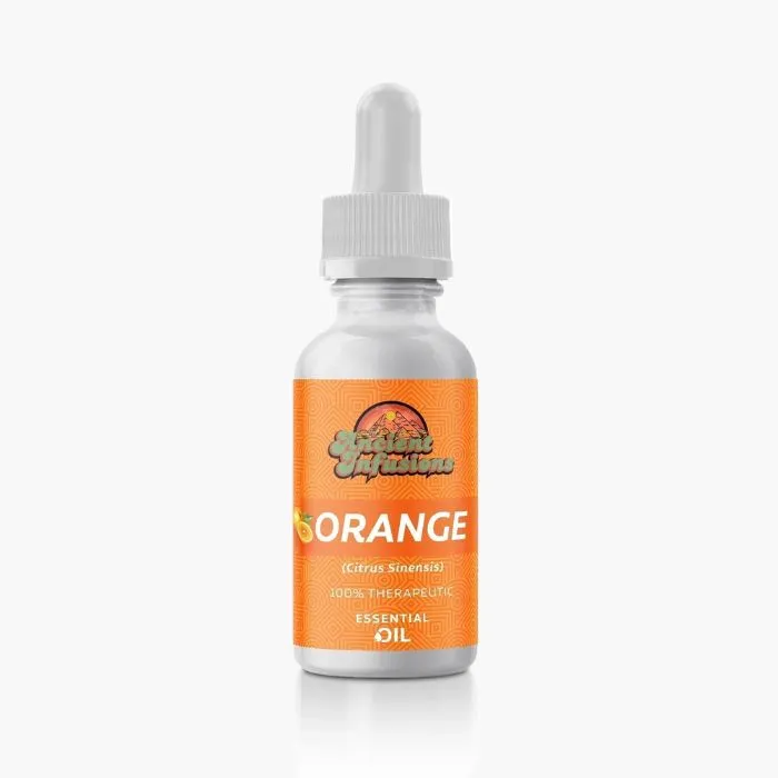 Ancient Infusions Orange (5-Fold) Essential Oil - Pure Therapeutic Grade Aromatherapy for Upliftment and Refreshing Citrus
