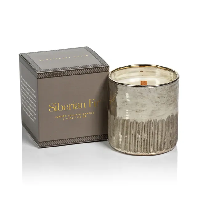 Antique Gold Siberian Fir Candle