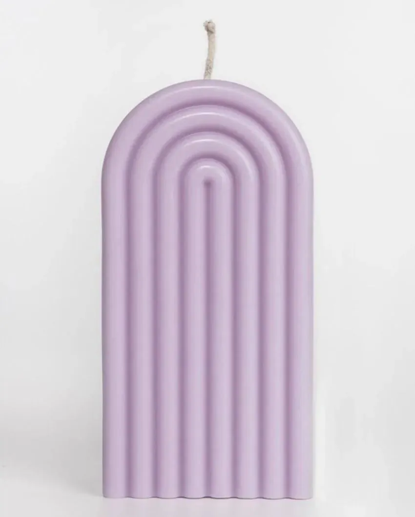 Arch Pillar Candles | Set of 2 | 6.35 x 5.08 x 12.7 cm / 2.5 x 2 x 5 inches