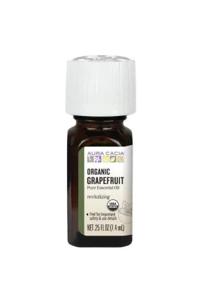 Aura Cacia Organic Grapefruit Oil 7.4ml