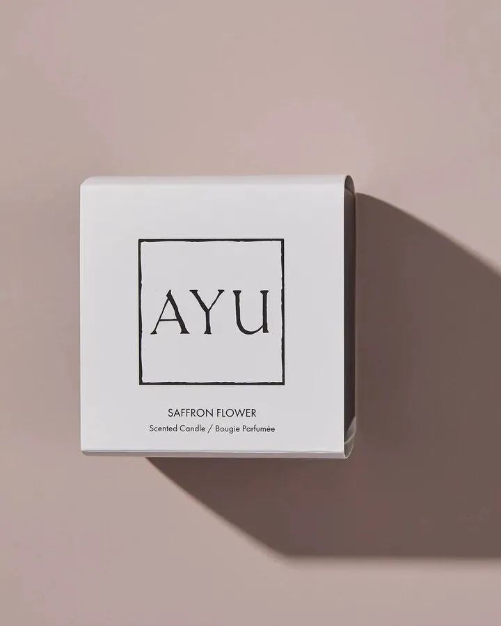 AYU Candle | Saffron Flower