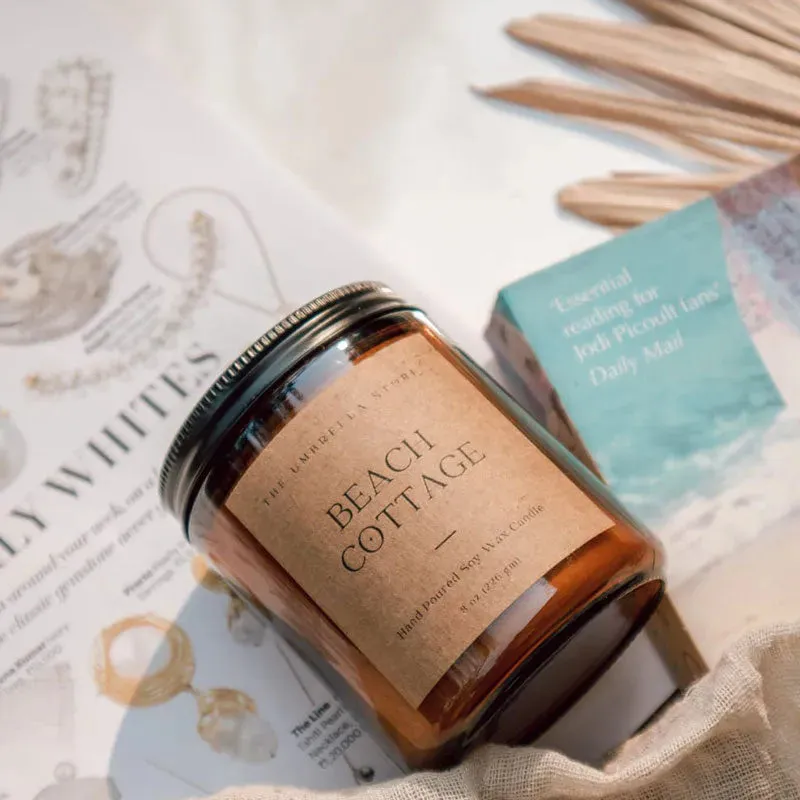 Beach Cottage Scented Candle | Single | 7.1 x 7.6 cm / 2.8 x 3 inches