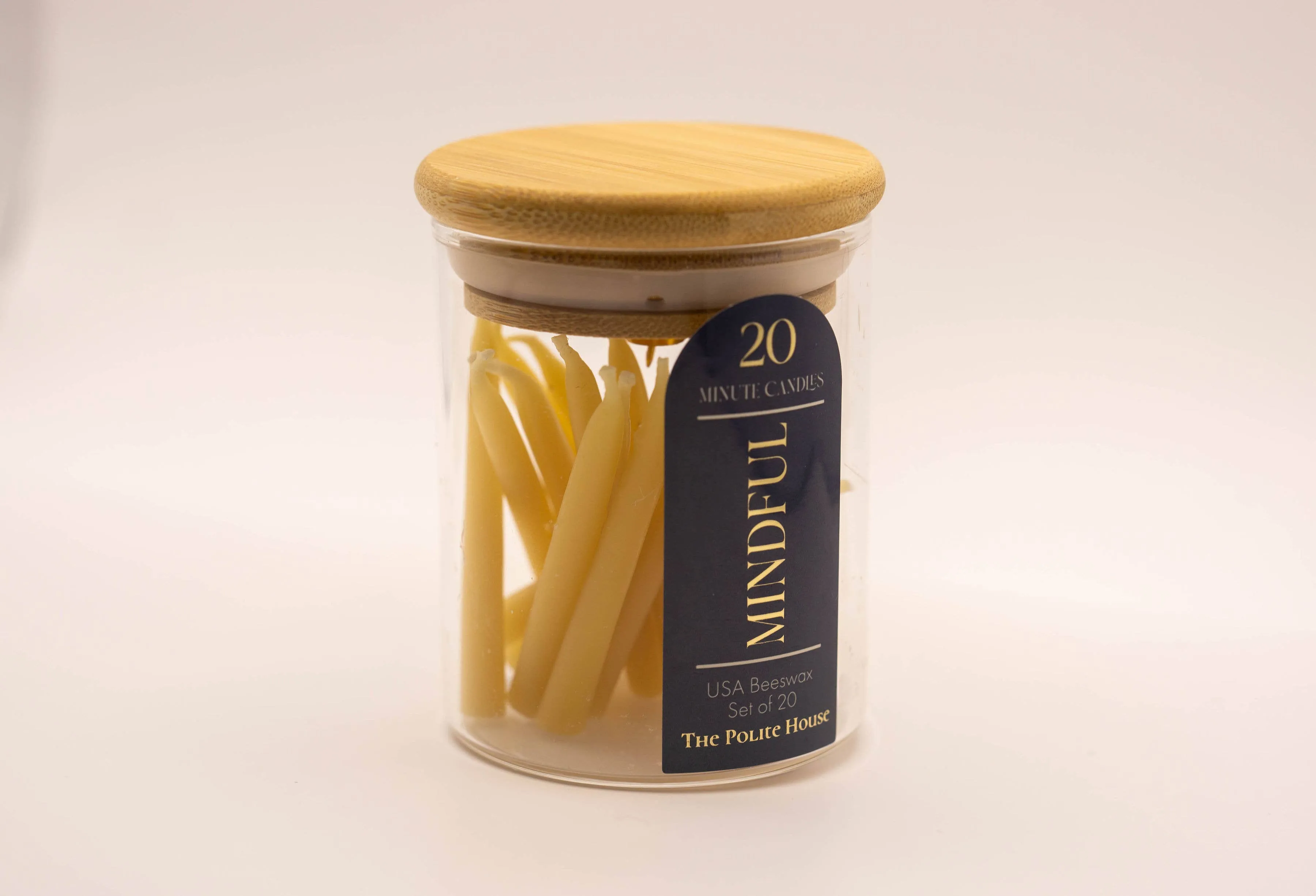 Beeswax Mindfulness Candles (Set of 20)