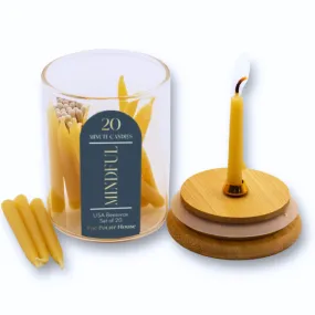 Beeswax Mindfulness Candles (Set of 20)