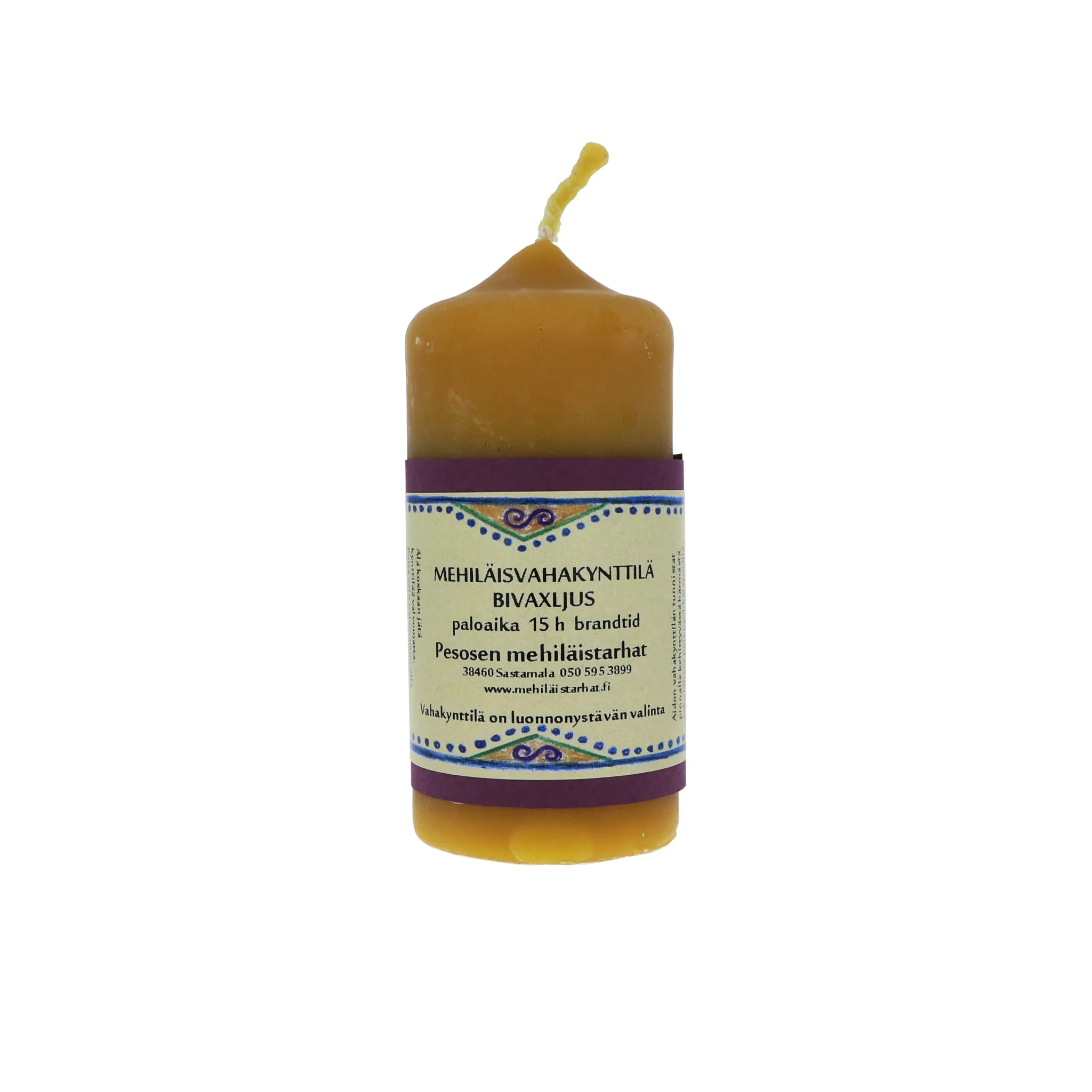 Beeswax Table Candle, Small