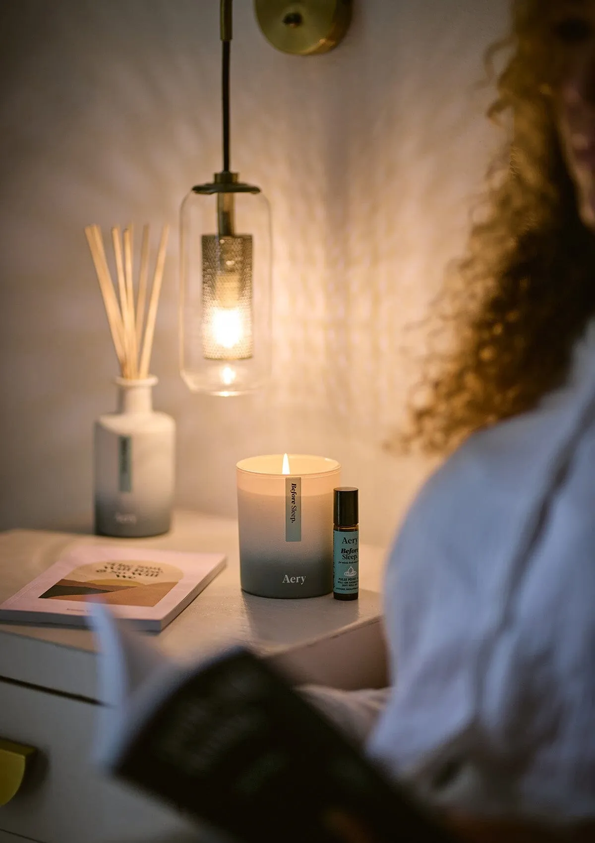 Before Sleep Scented Candle - Lavender Eucalyptus and Cedar