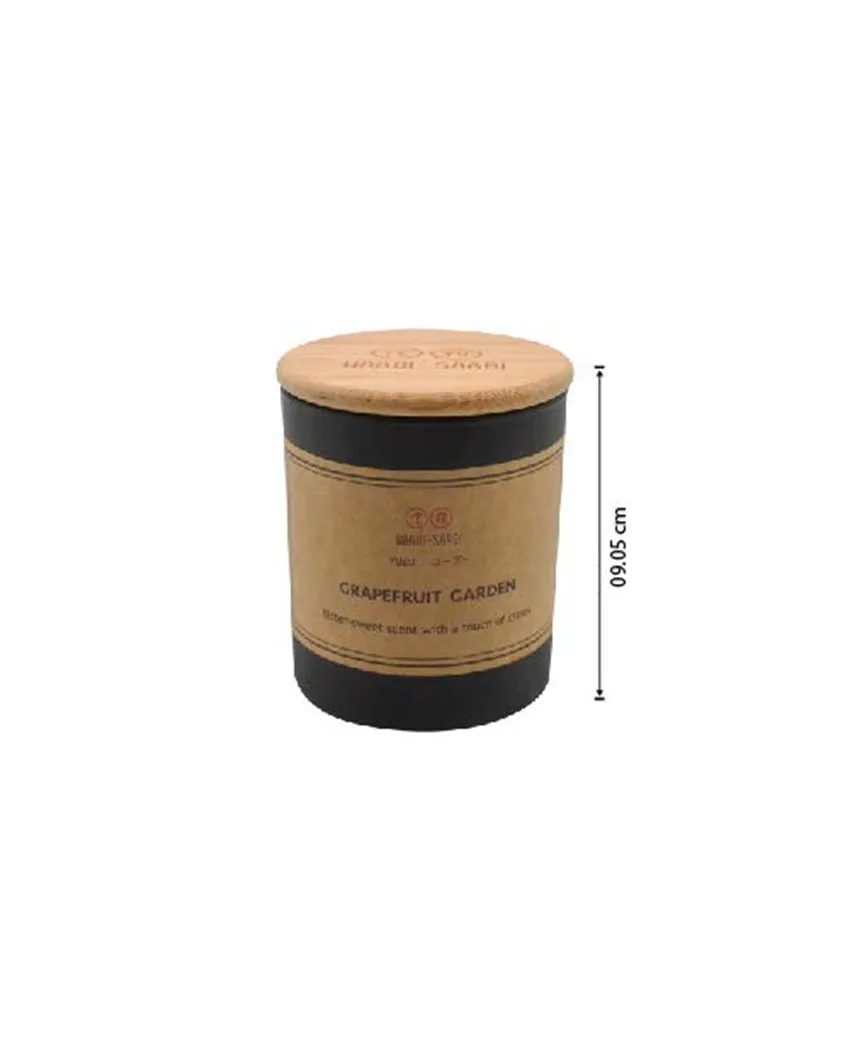 Bitter Sweet Mini Scented Candles In Glass | Set of 2 | 10.2 x 15.2 cm / 4 x 6 inches