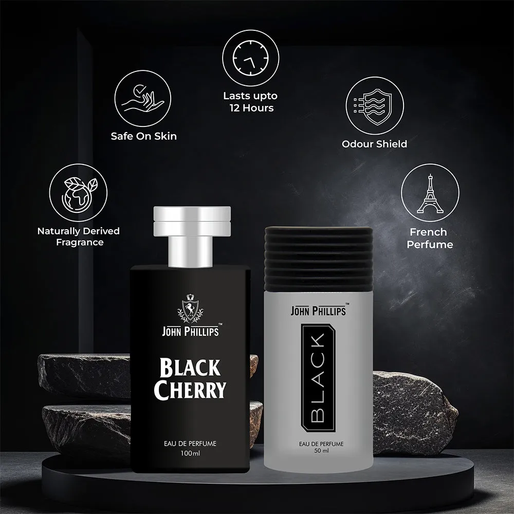 Black Cherry & Black | Fragrance Combo Set for Him ( 50ml   60ml )