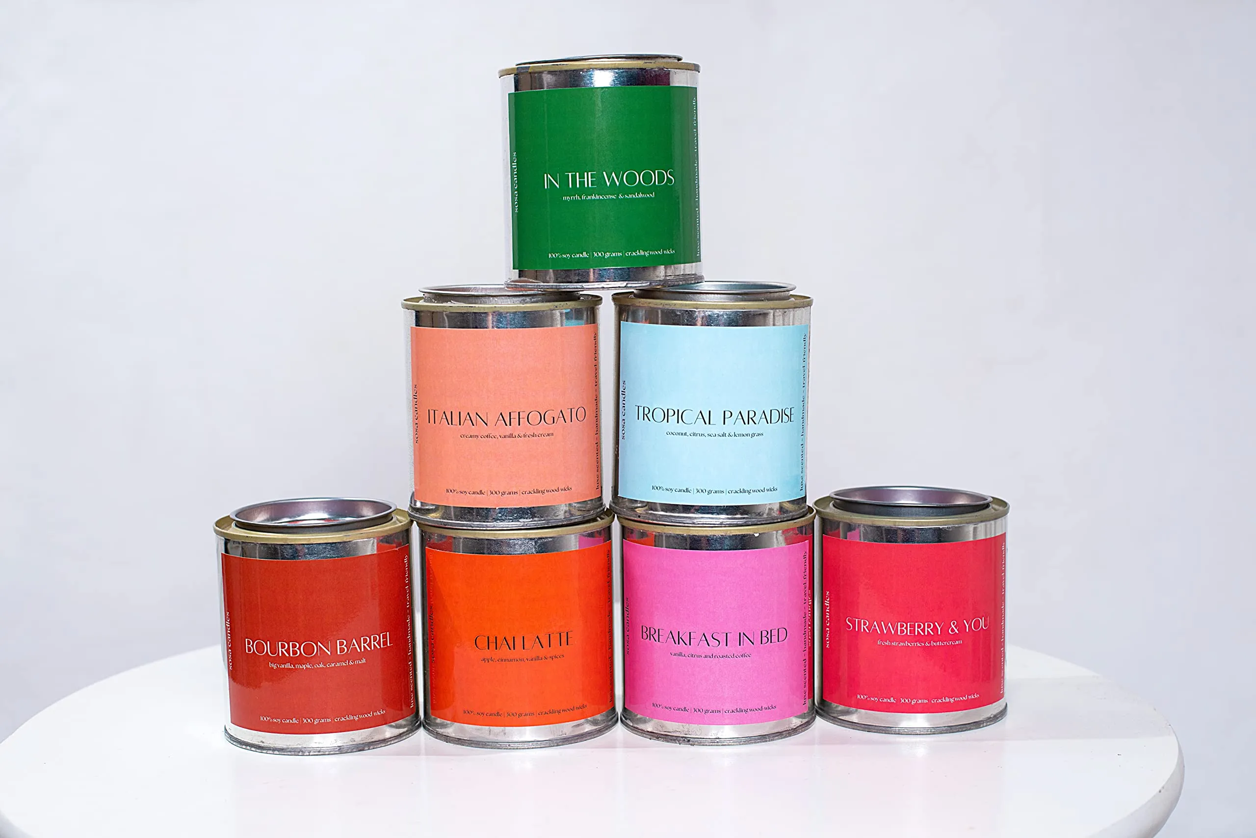 Breakfast in Bed Scented Candles | Scented Candles Gift Set | Breakfast Gift Set Candles | Breakfast Table Decor | Candles for Breakfast Table Decoration | Breakfast Table Candle Set - 55hrs