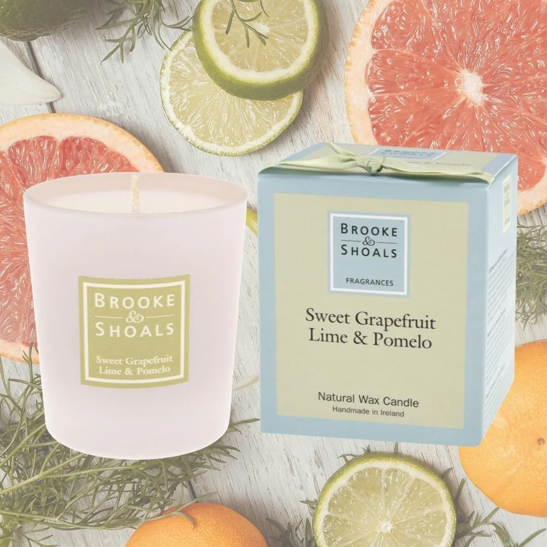 Brooke & Shoals Candle - Sweet Grapefruit Lime & Pomelo