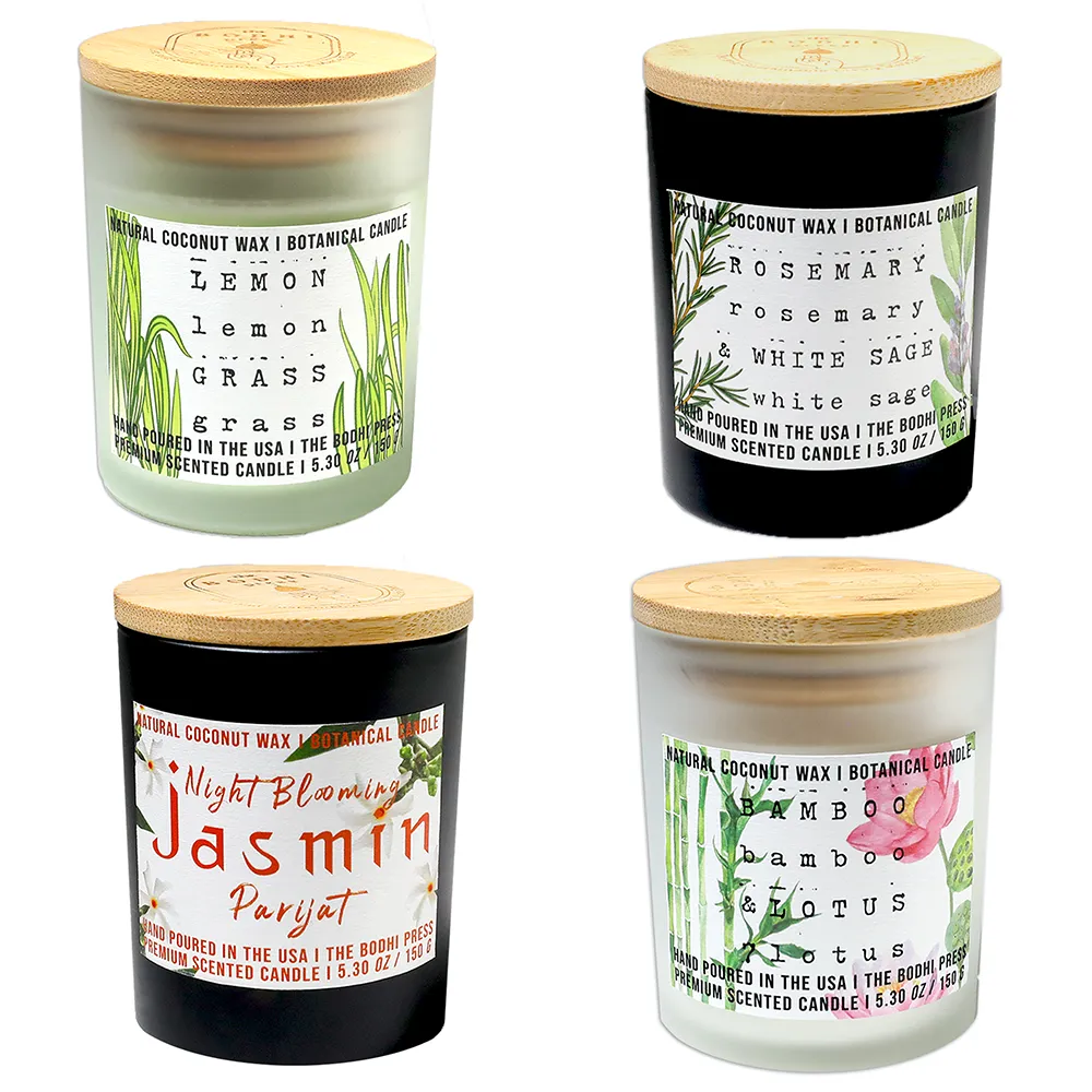 Candles Gift Box I Aromatherapy Collection I 4 Coconut Wax Candles