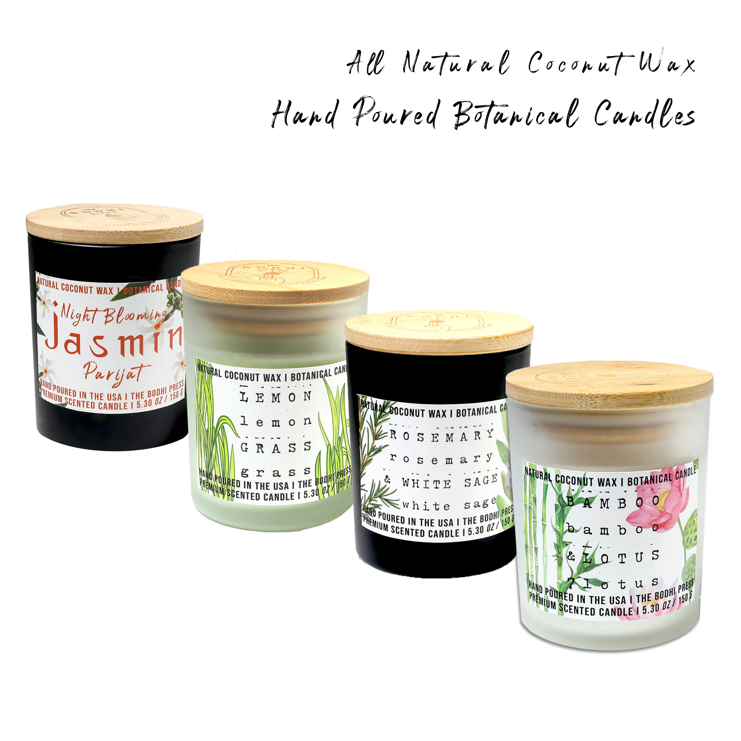 Candles Gift Box I Aromatherapy Collection I 4 Coconut Wax Candles