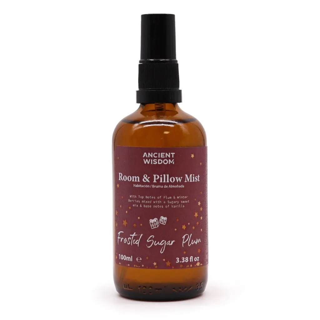 Christmas Room & Pillow Sprays - 5 Festive Scents - Xmas Home Fragrance