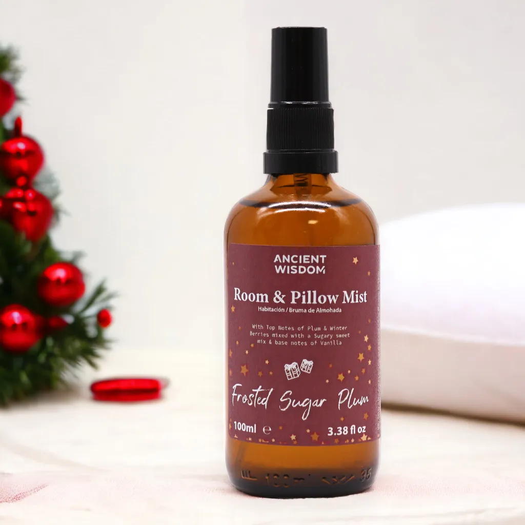 Christmas Room & Pillow Sprays - 5 Festive Scents - Xmas Home Fragrance