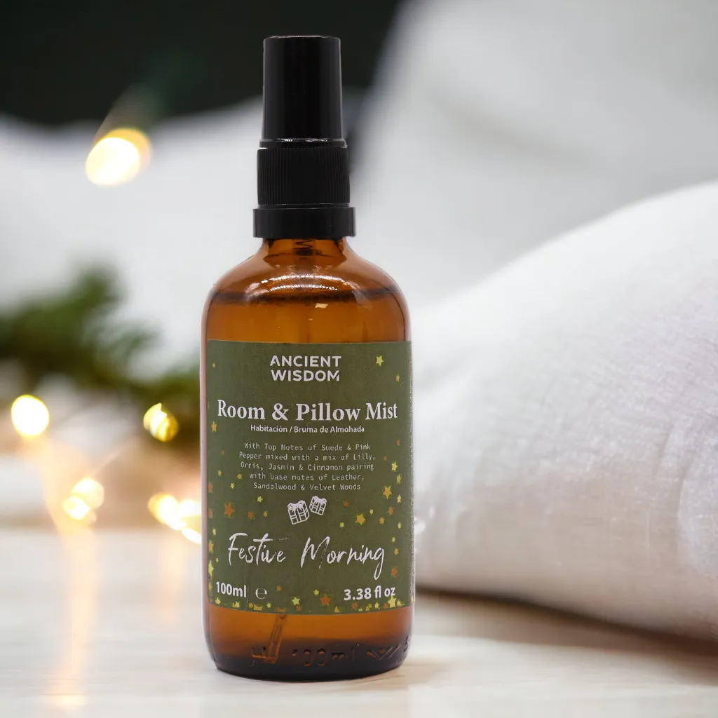 Christmas Room & Pillow Sprays - 5 Festive Scents - Xmas Home Fragrance