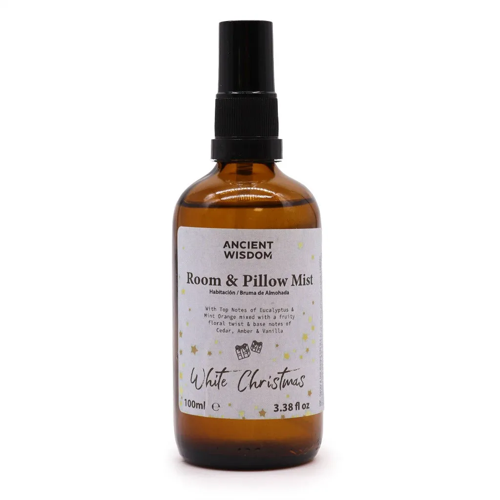 Christmas Room & Pillow Sprays - 5 Festive Scents - Xmas Home Fragrance