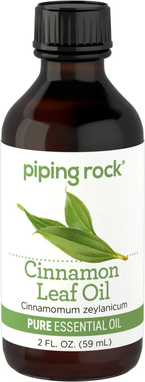 Cinnamon Leaf Pure Essential Oil (GC/MS Tested), 2 fl oz (59 mL) Bottle