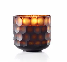 Circle Amber Serengeti Candle Large