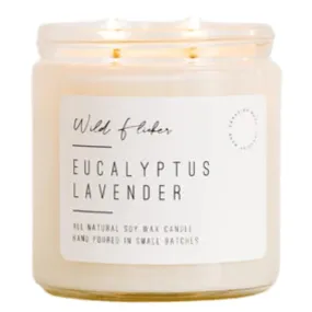Double Wick Soy Candle - Eucalyptus Lavender