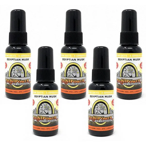 Egyptian Musk Spray Air Freshener Bundle (5 Pack)