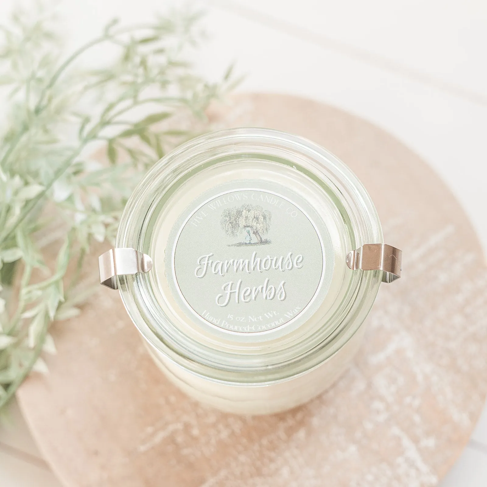 Farmhouse Herbs 9 oz. European Preserve Jar