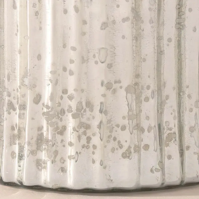 Foil Glass Vase | 3.5 x 4.5 x 6 inches