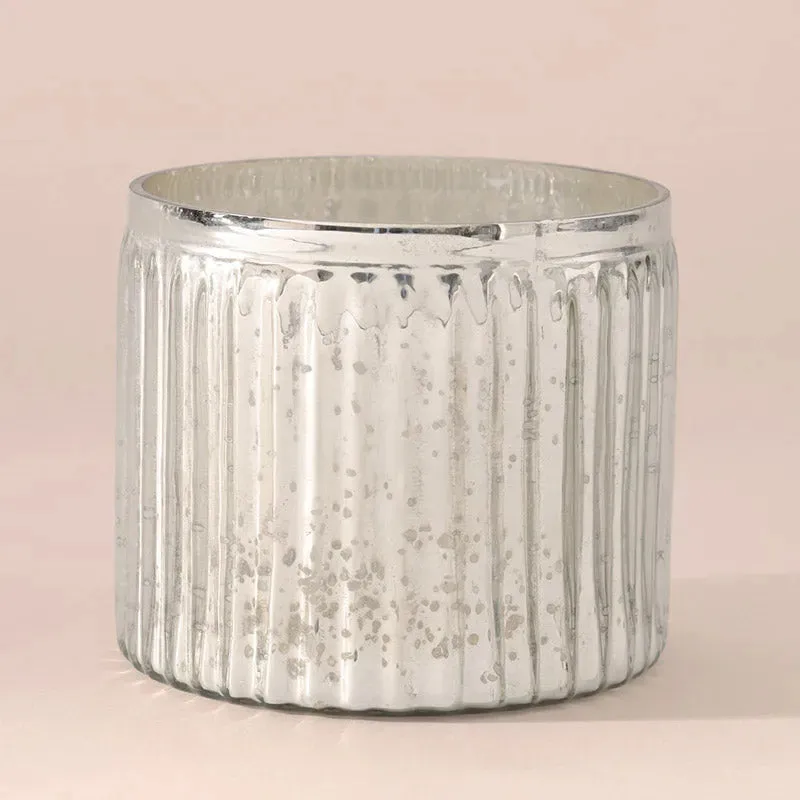 Foil Glass Vase | 3.5 x 4.5 x 6 inches