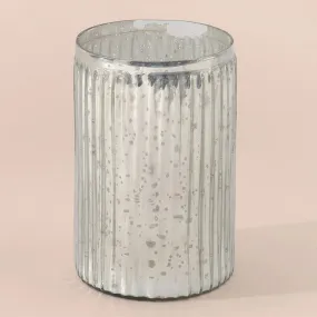 Foil Glass Vase | 3.5 x 4.5 x 6 inches