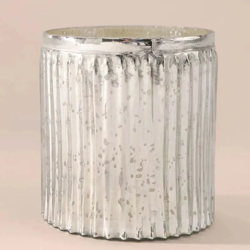 Foil Glass Vase | 3.5 x 4.5 x 6 inches