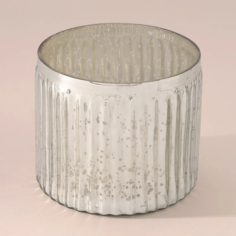 Foil Glass Vase | 3.5 x 4.5 x 6 inches