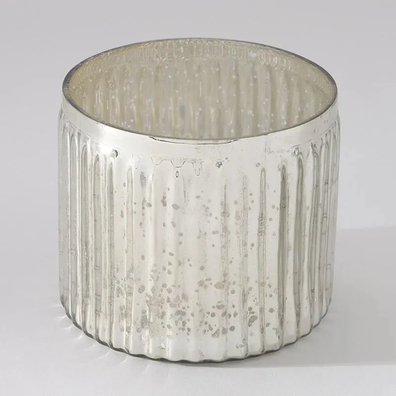 Foil Glass Vase | 3.5 x 4.5 x 6 inches