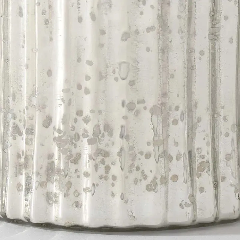 Foil Glass Vase | 3.5 x 4.5 x 6 inches