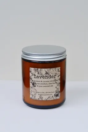 Freyja Botanicals Lavender Candle