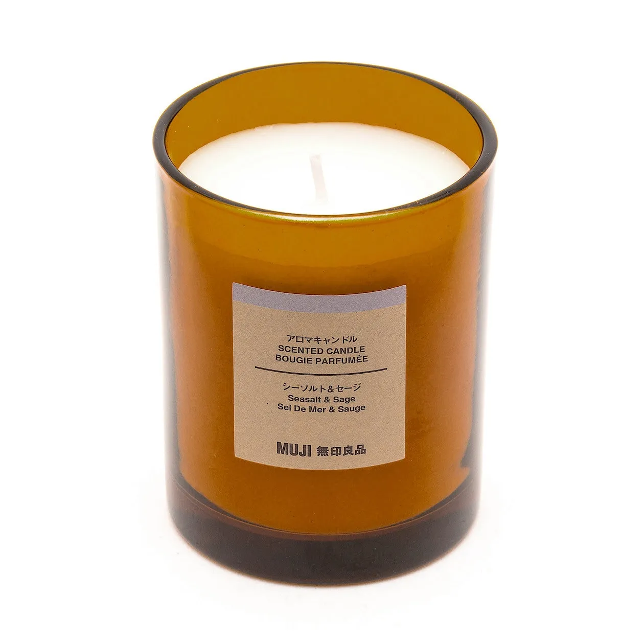 Glass Candle - Sea Salt & Sage (1 Wick)