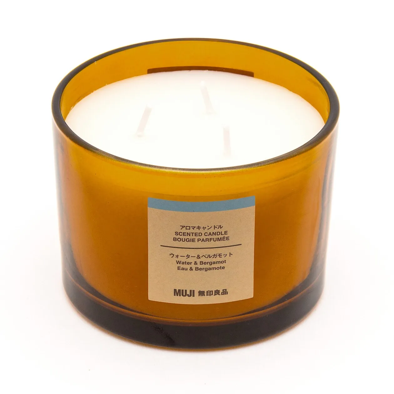 Glass Candle - Water & Bergamot (3 Wick)