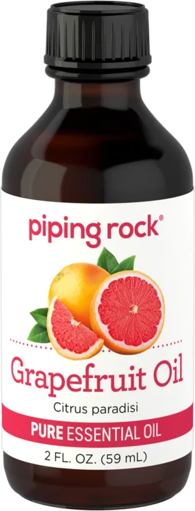 Grapefruit (Pink) Pure Essential Oil (GC/MS Tested), 2 fl oz (59 mL) Bottle