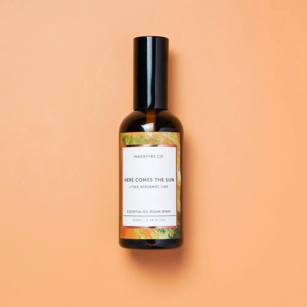 Here Comes the Sun: Litsea, Bergamot, Lime Essential Oil Spray