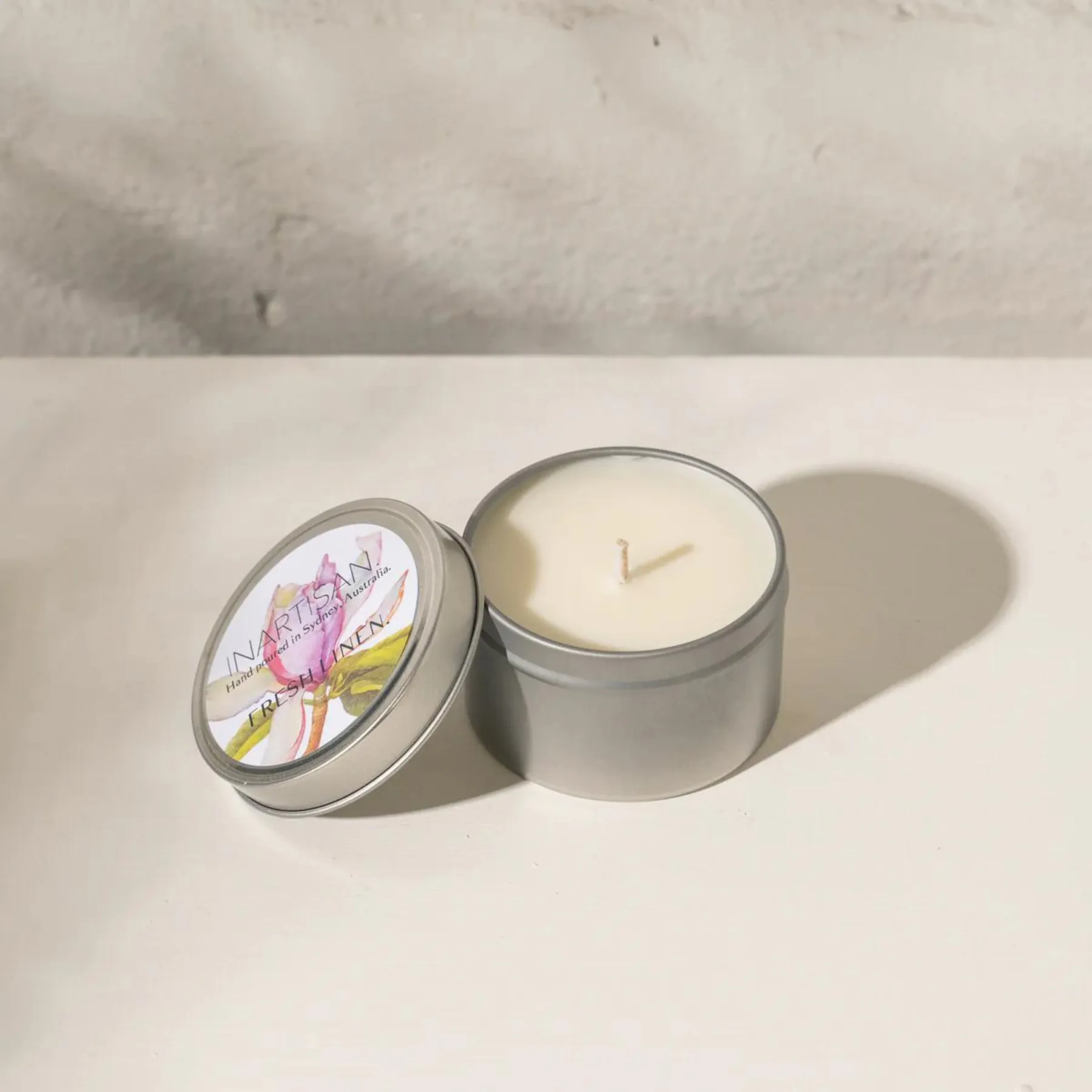 Inartisan Travel Candle - Fresh Linen