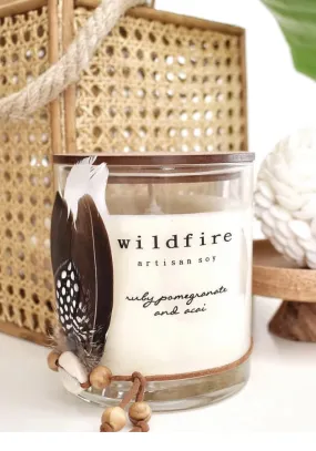 Leather & Sandalwood Soy Candle