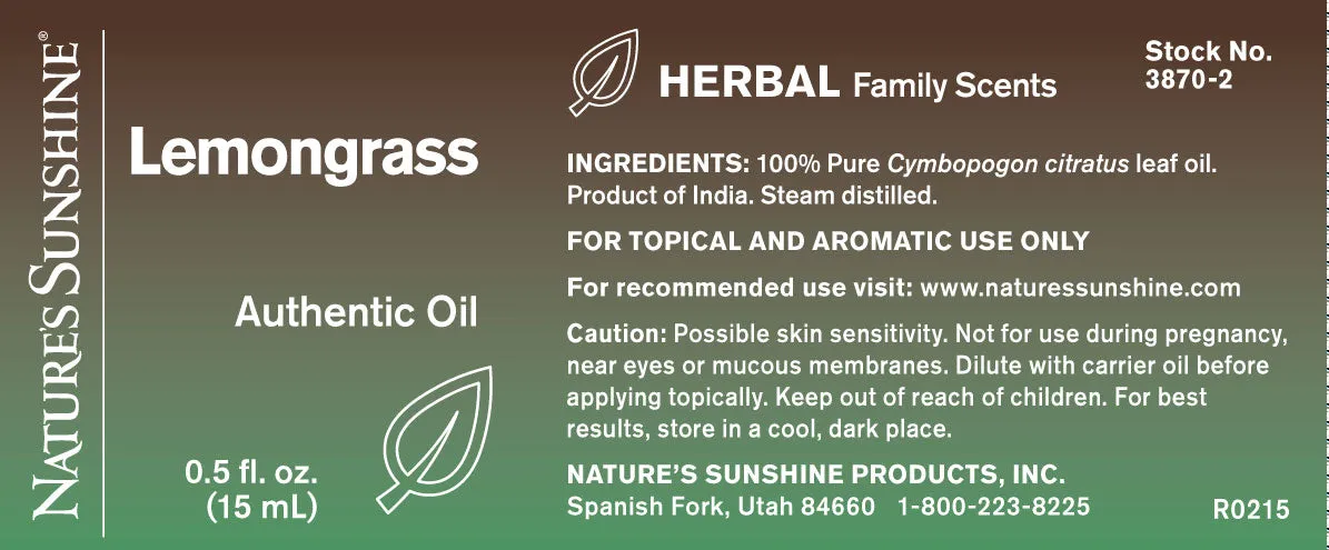 Lemongrass Oil (15 ML)