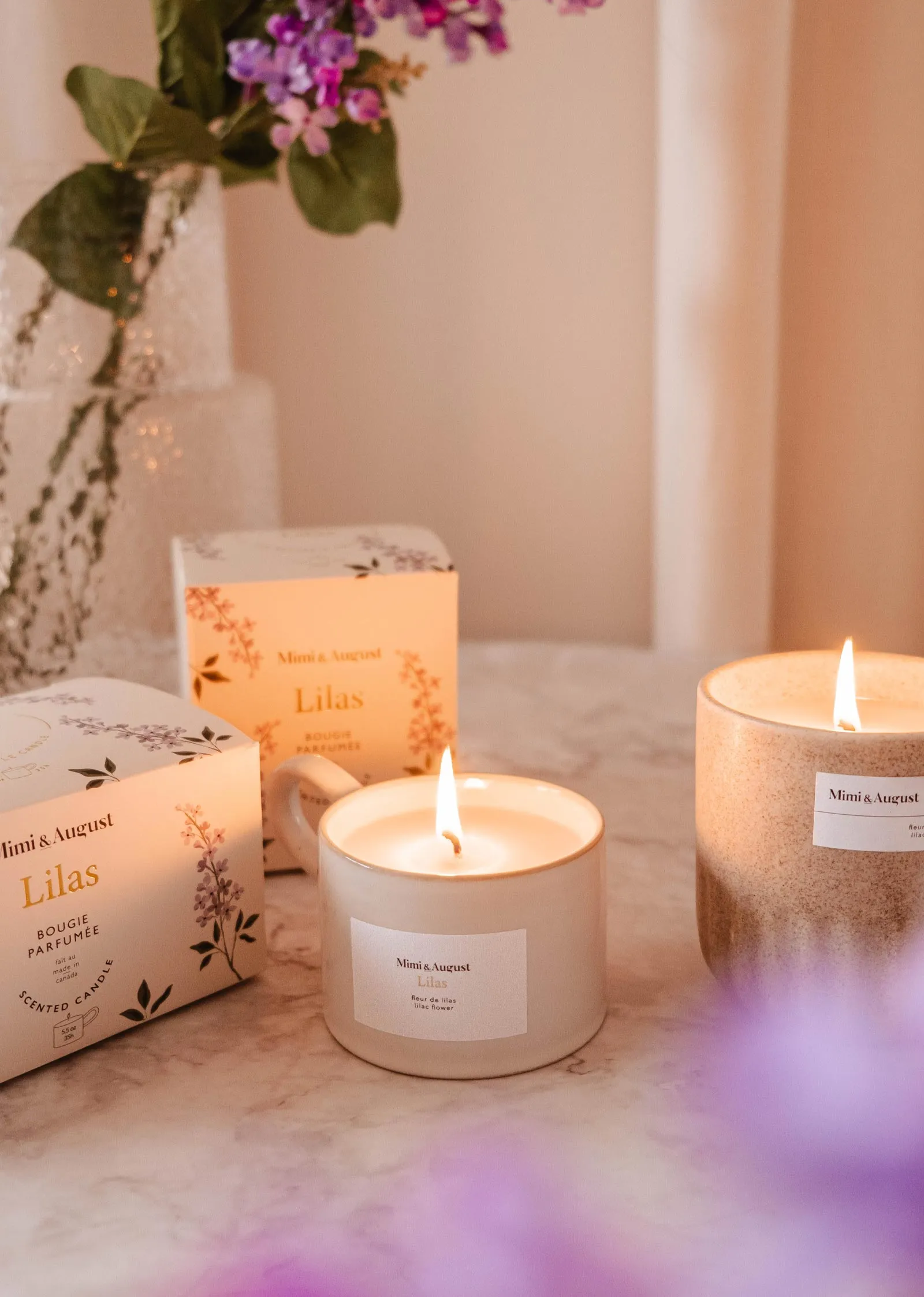 Lilas - Reusable Candle