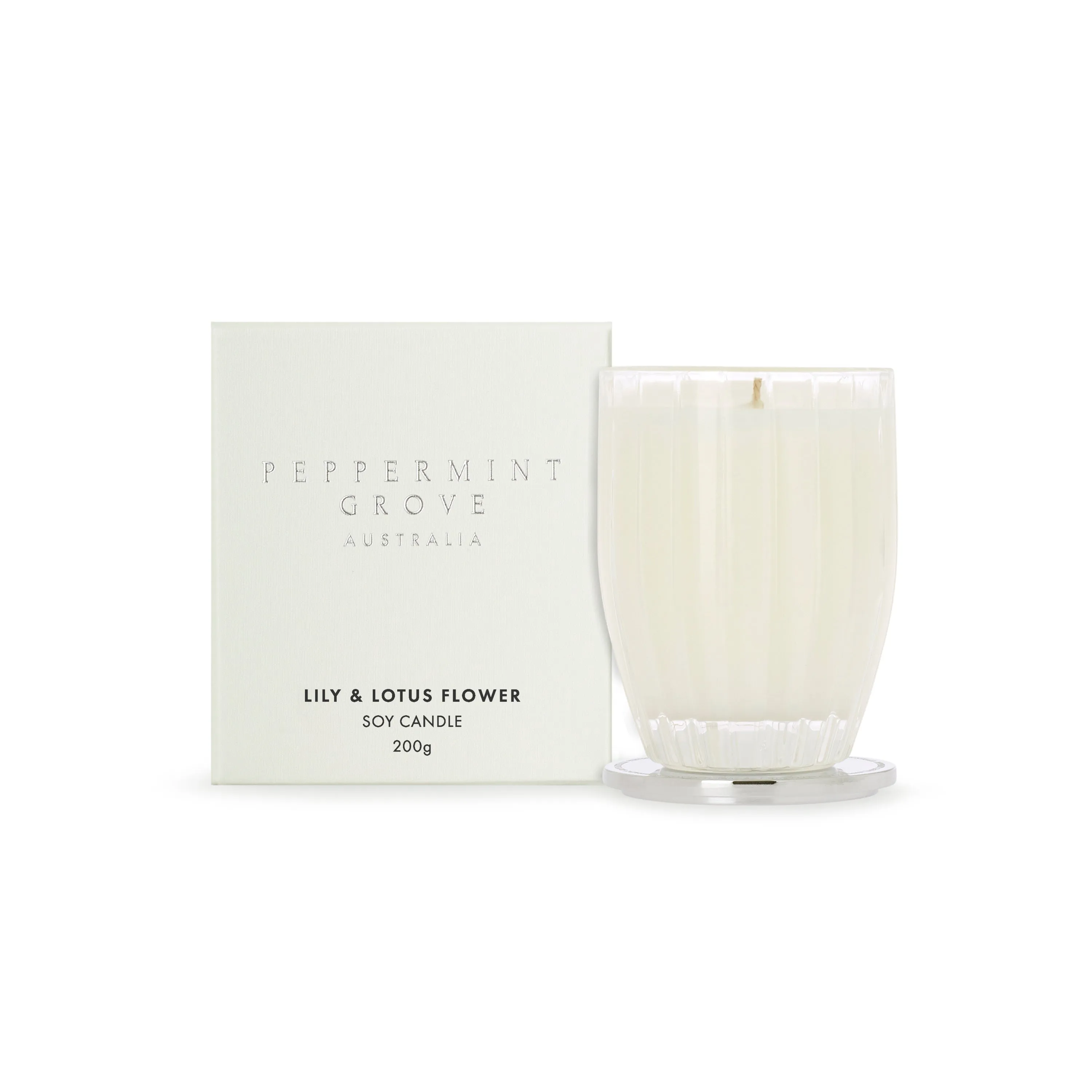 Lily & Lotus Flower Soy Candle 200g