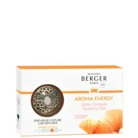 Maison Berger - Anti Odour Car Diffuser Aroma Energy - Sparkling Zest