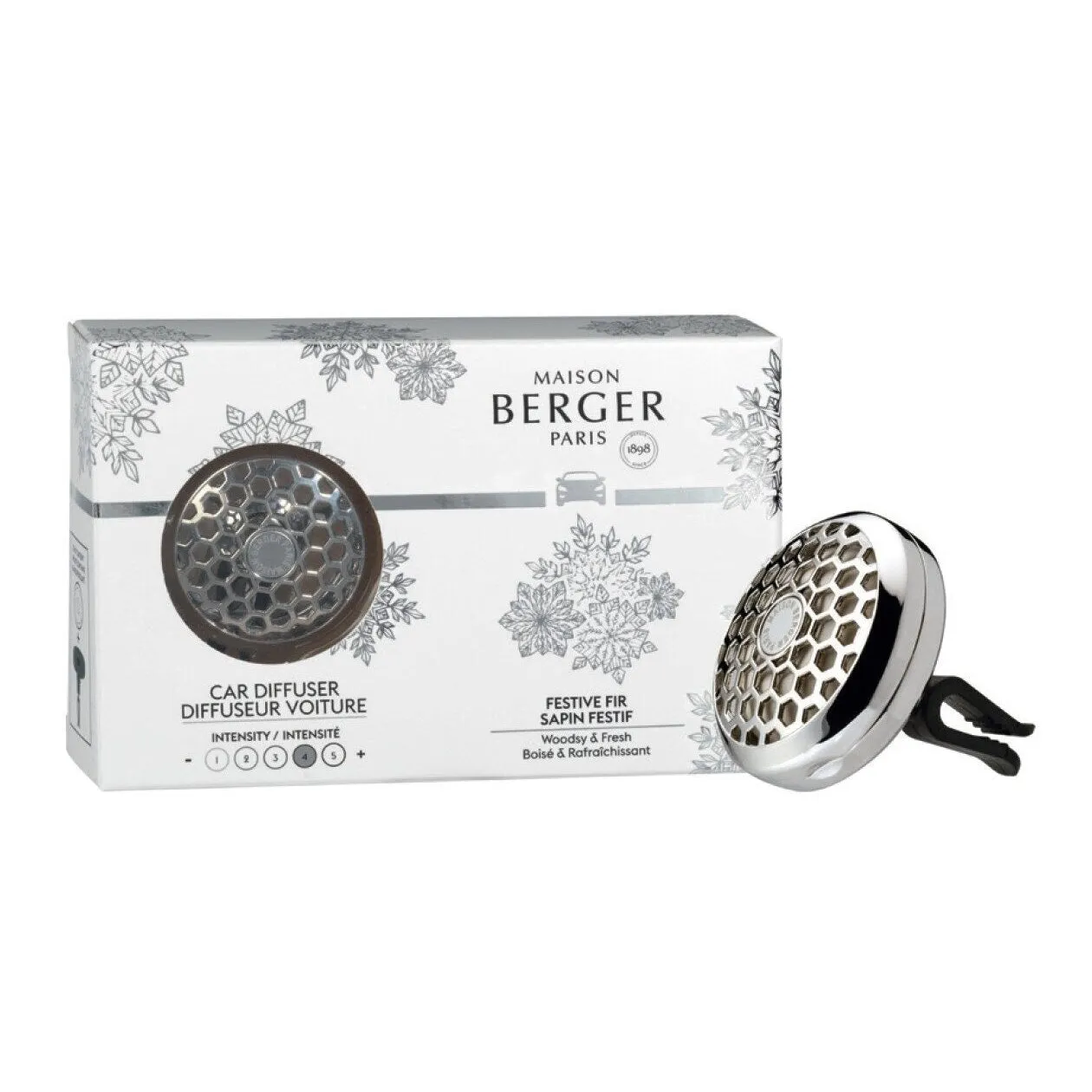 Maison Berger - Anti Odour Car Diffuser Festive Fir